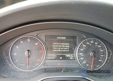 2017 Audi A4 Allroad Premium из США, поврежденный, VIN WA17NAF41HA061602